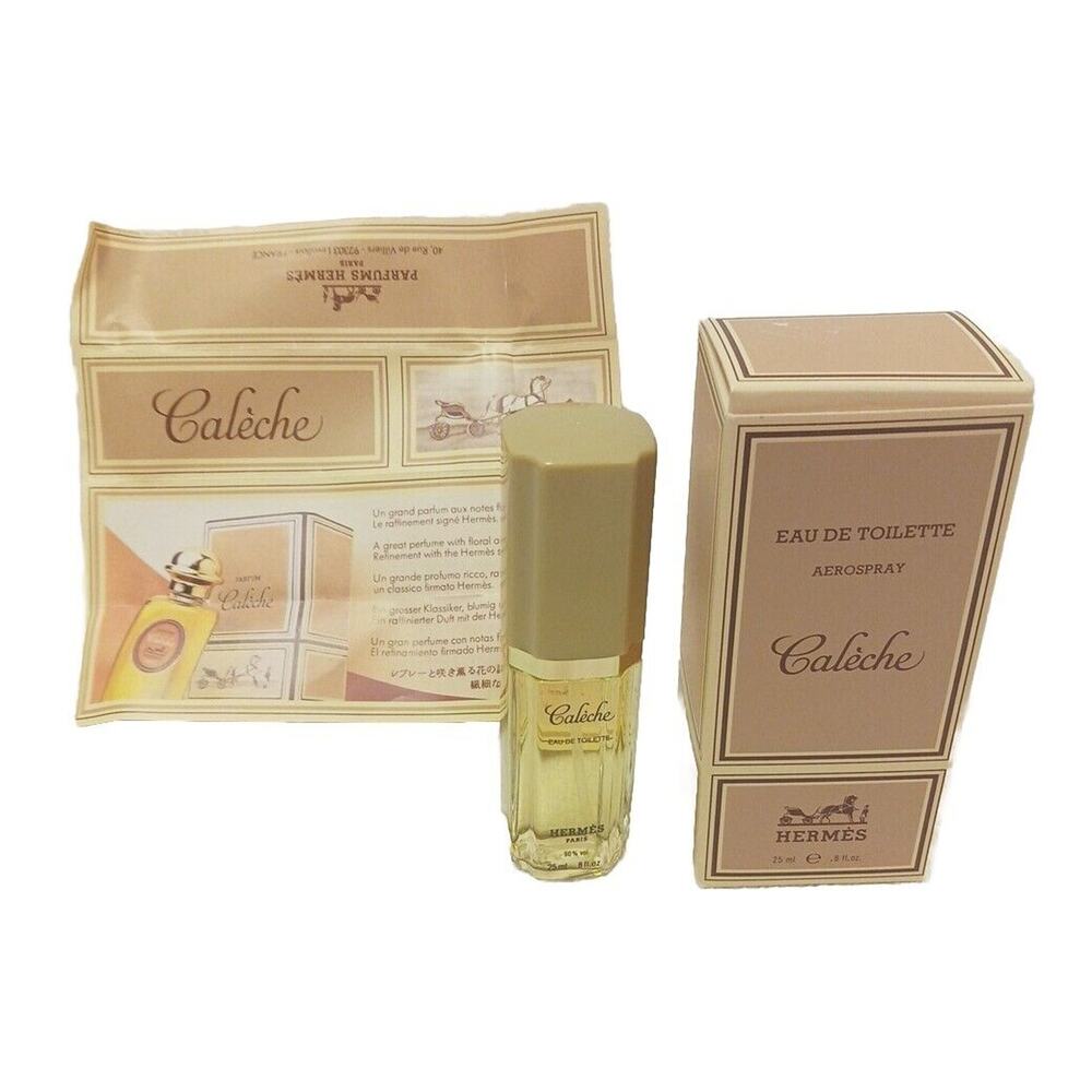 RARE Hermes FRENCH AEROSPRAY Caleche FULL .8oz 25ml‎ Eau De Toilette Spray w BOX